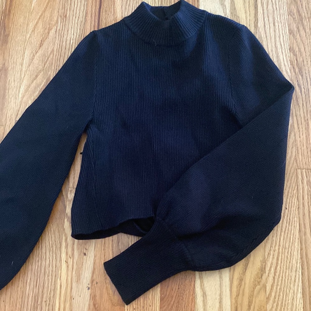 Open back turtle neck